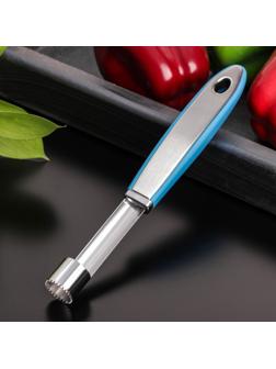 Нож для сердцевины Доляна Blade, 21 см, ручка soft-touch, цвет синий