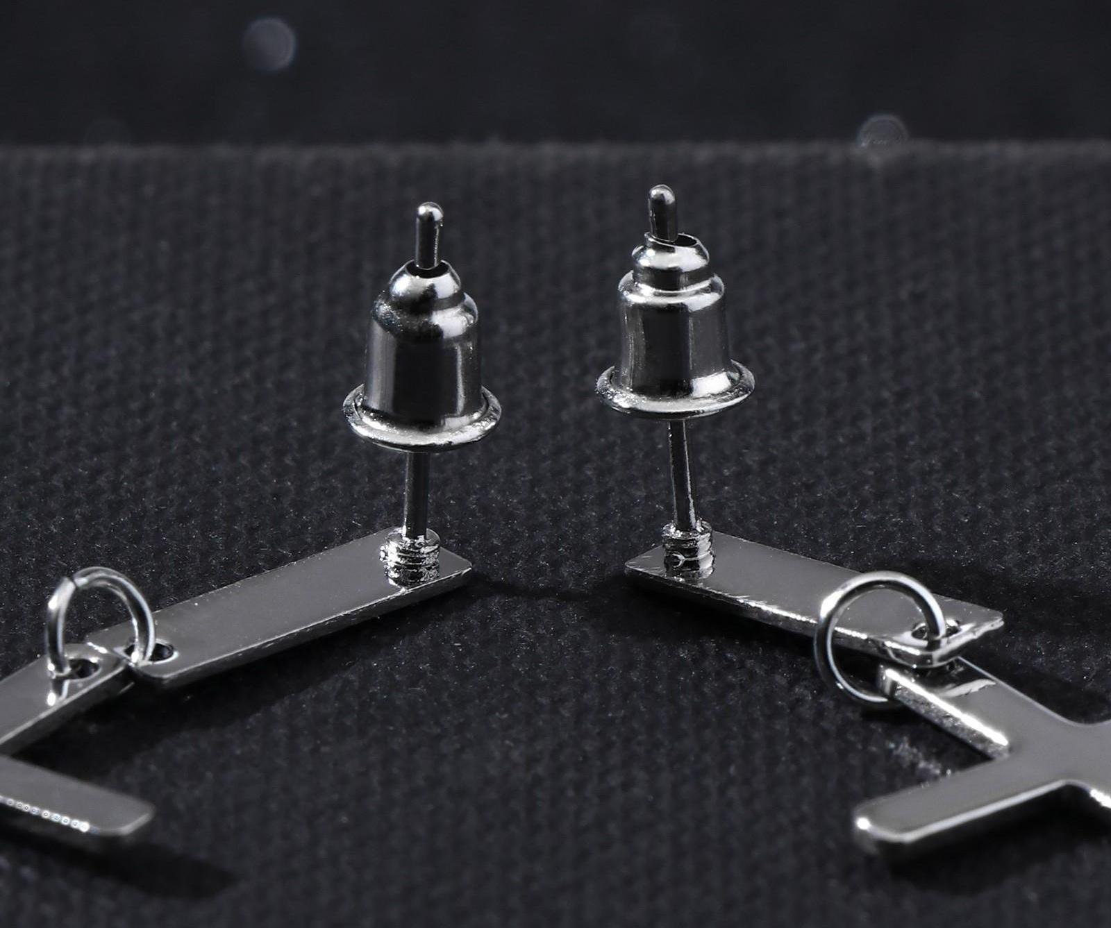 Серьги металл 