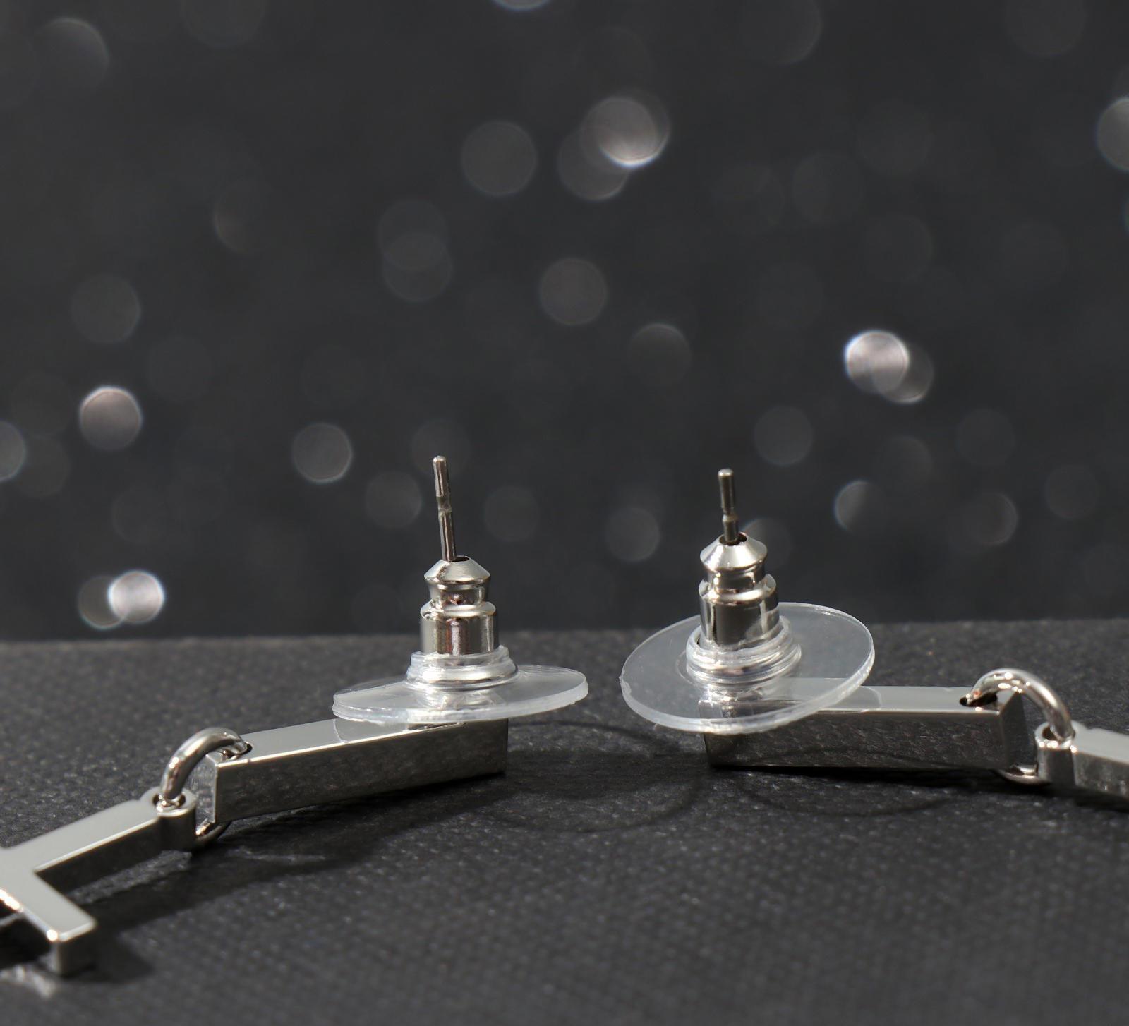 Серьги металл 