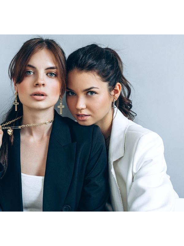 Серьги металл 