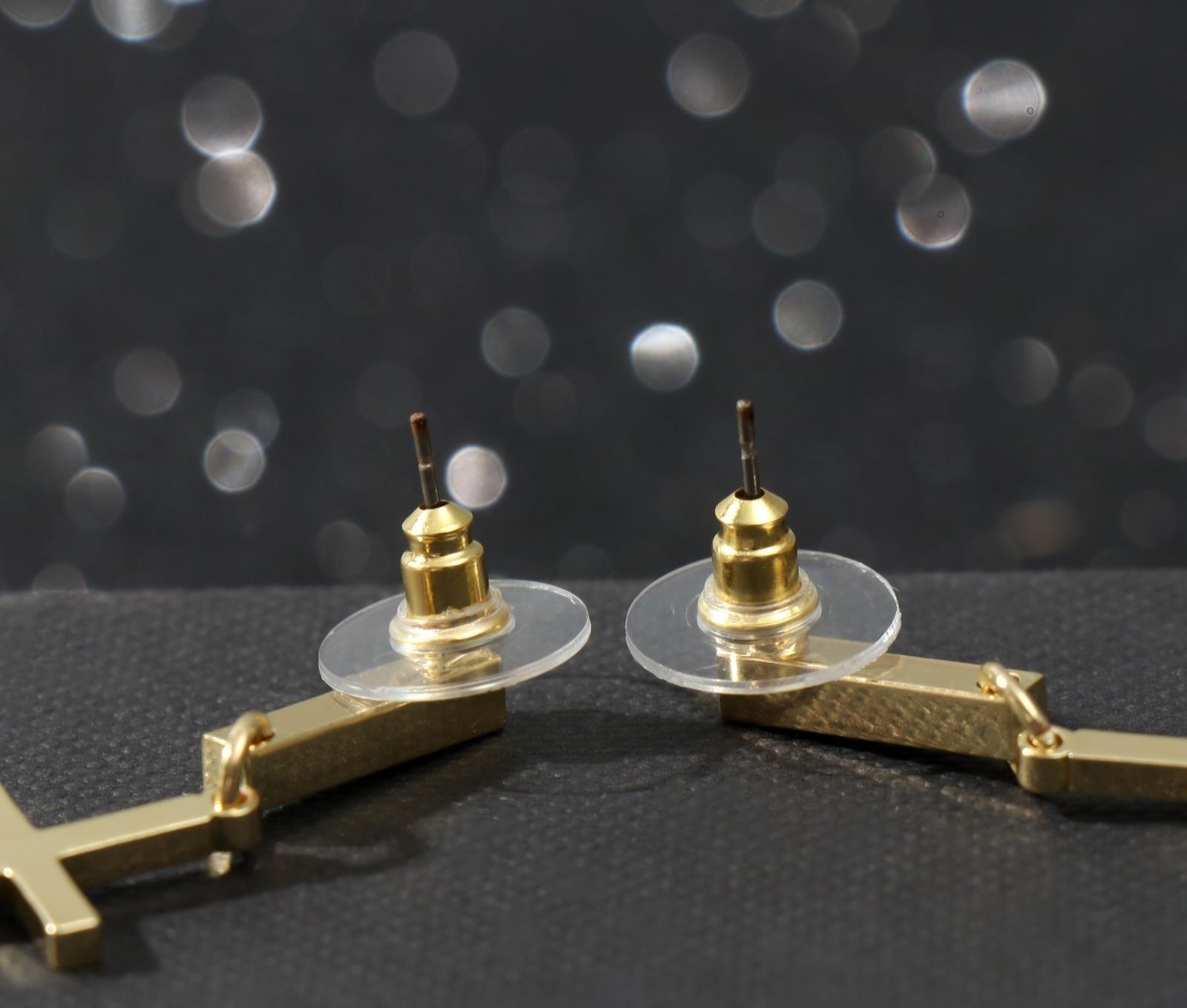 Серьги металл 