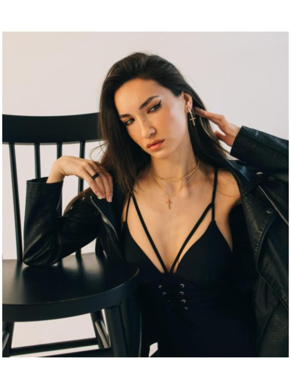 Серьги металл 