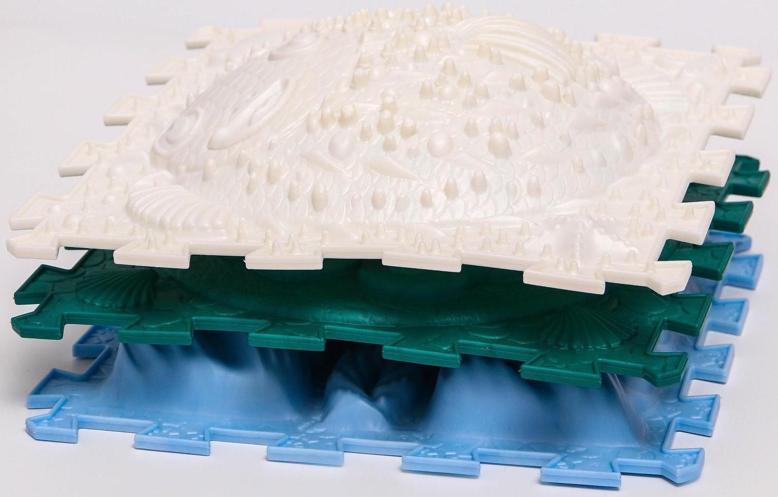 Коврик массажный ОРТО ПАЗЛ «Лагуна», 3 модуля