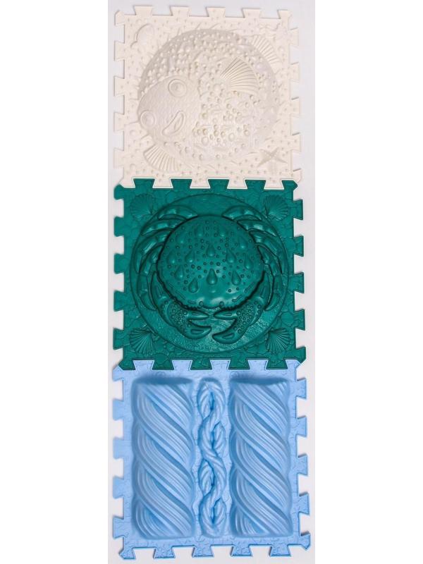 Коврик массажный ОРТО ПАЗЛ «Лагуна», 3 модуля