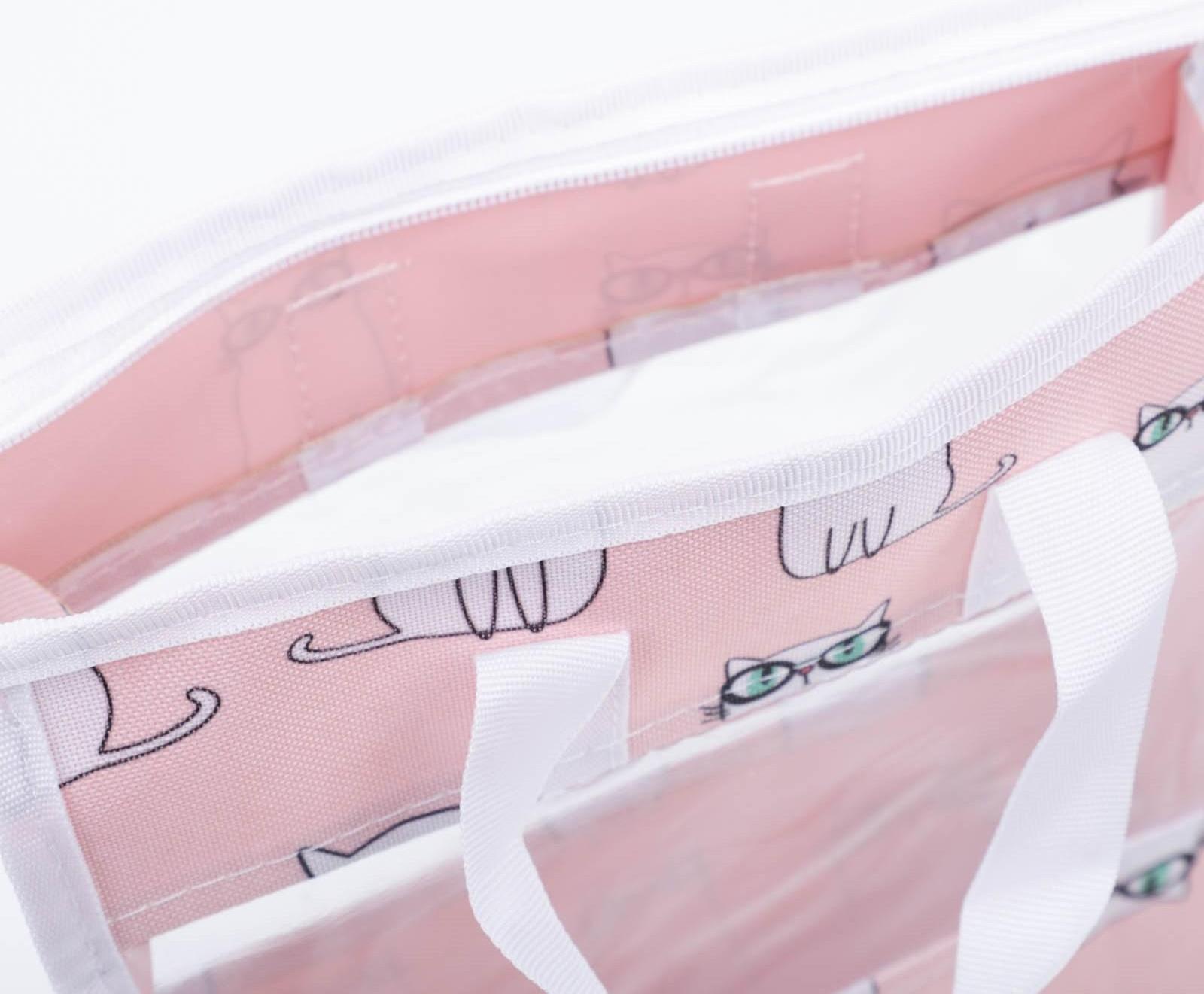 Косметичка на молнии, цвет розовый