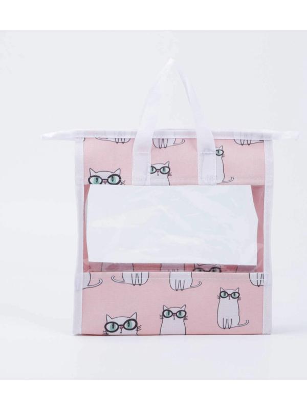 Косметичка на молнии, цвет розовый