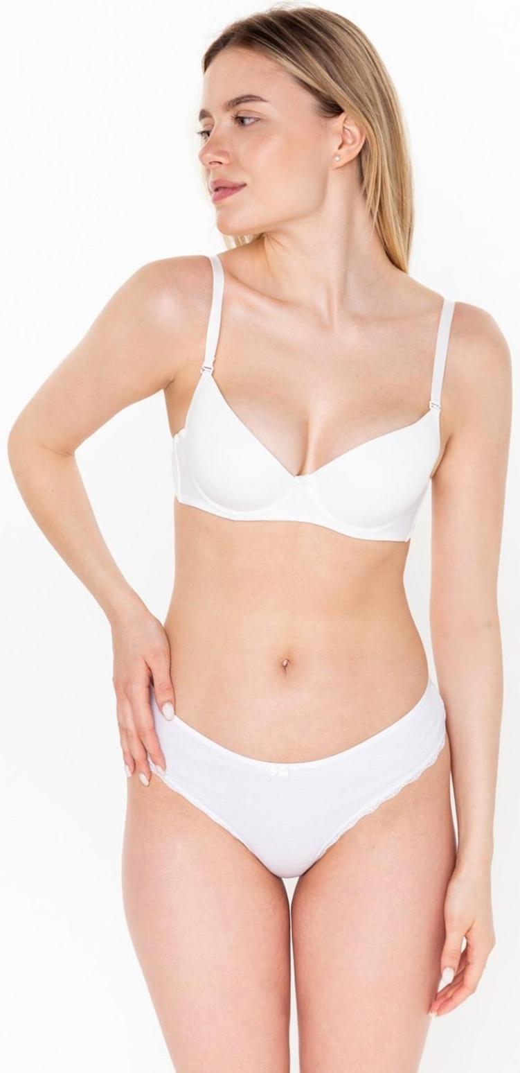 Трусы женские бразильяна, цвет белый, р-р 48-50 (XL)