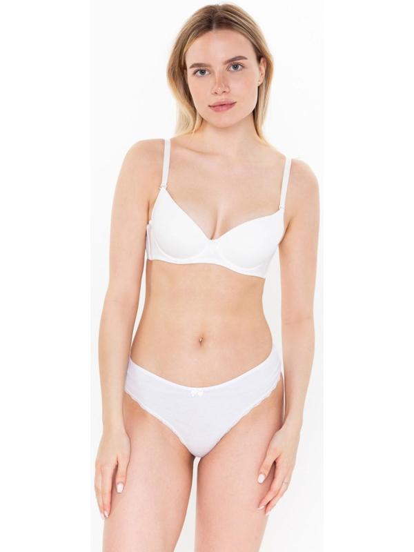 Трусы женские бразильяна, цвет белый, р-р 48-50 (XL)