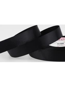 Лента репсовая, 15 мм, 23 ± 1 м, цвет чёрный №39