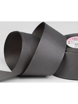 Лента репсовая, 40 мм, 23 ± 1 м, цвет серый №107