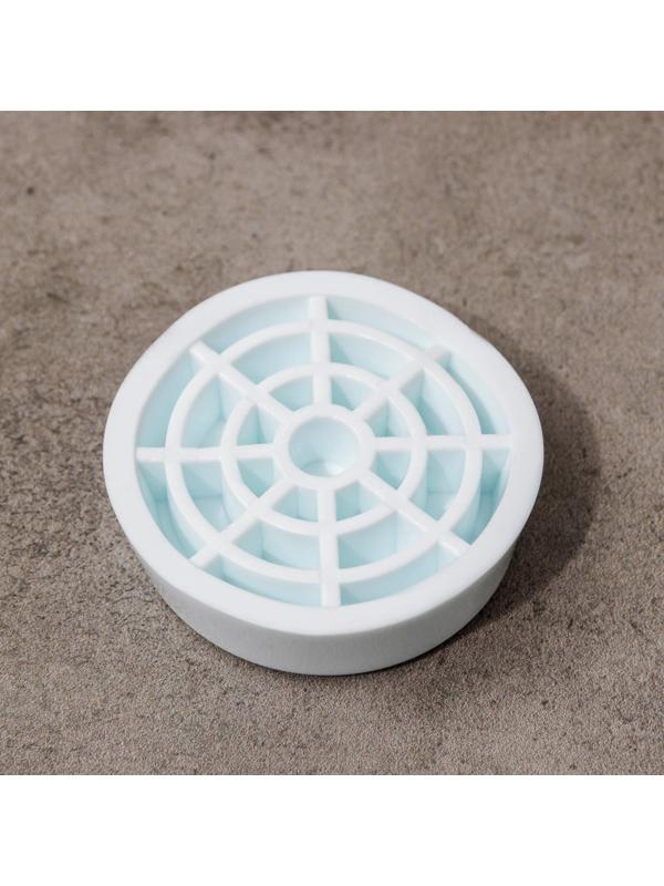 Набор подставок антивибрационных «Доляна», 4 шт, круглые, цвет белый