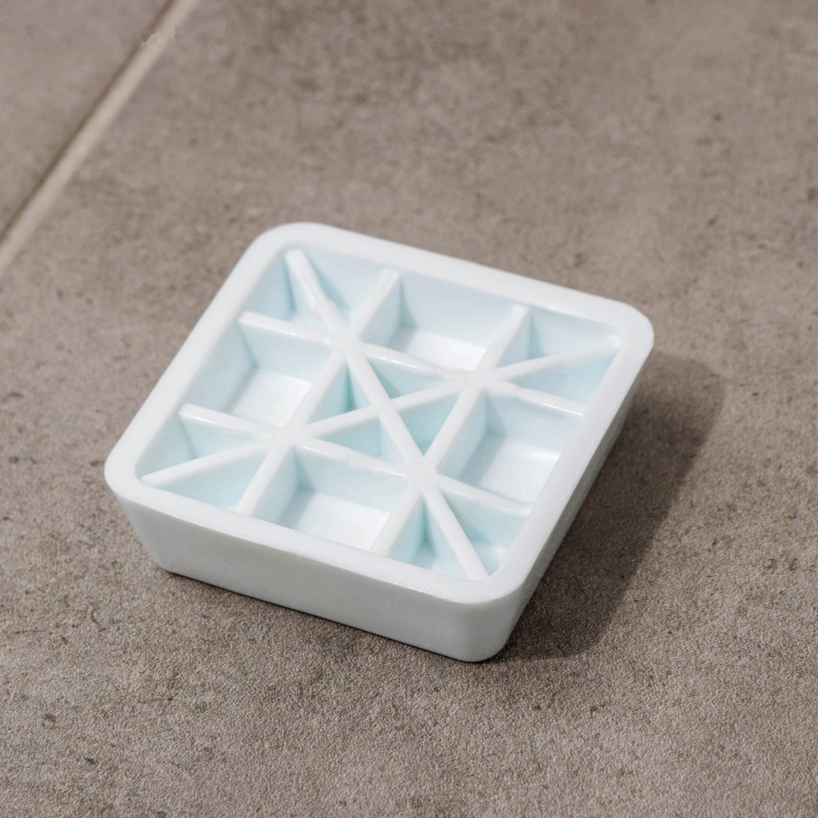 Набор подставок антивибрационных «Доляна», 4 шт, квадратные, цвет белый