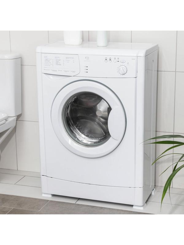 Набор подставок антивибрационных «Доляна», 4 шт, квадратные, цвет белый