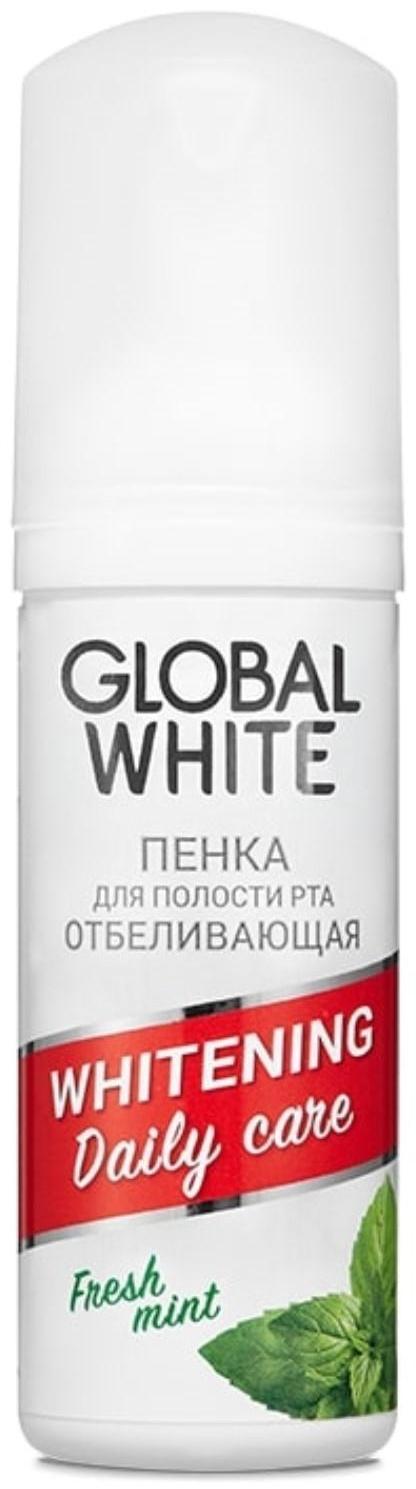 Пенка для полости рта Global White отбеливающая, 50 мл