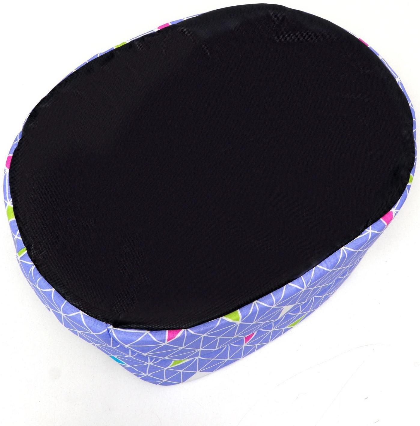 Лежак с бортиком, бязь, поролон,  55 х 40 х 14 см, микс цветов