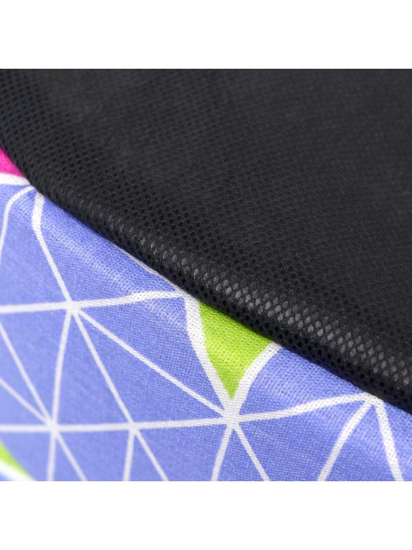 Лежак с бортиком, бязь, поролон,  55 х 40 х 14 см, микс цветов