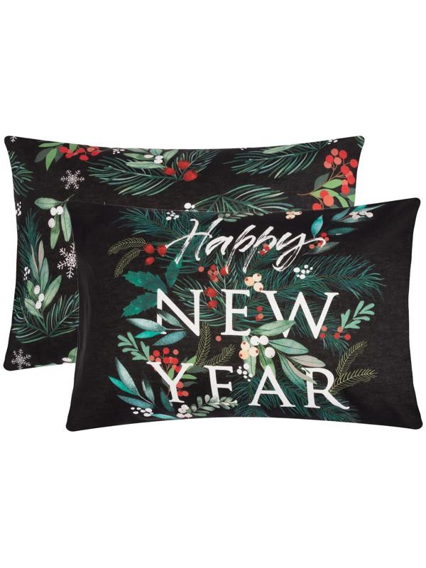 Комплект наволочек Этель New year 50х70 см - 2 шт, 100% хлопок, бязь