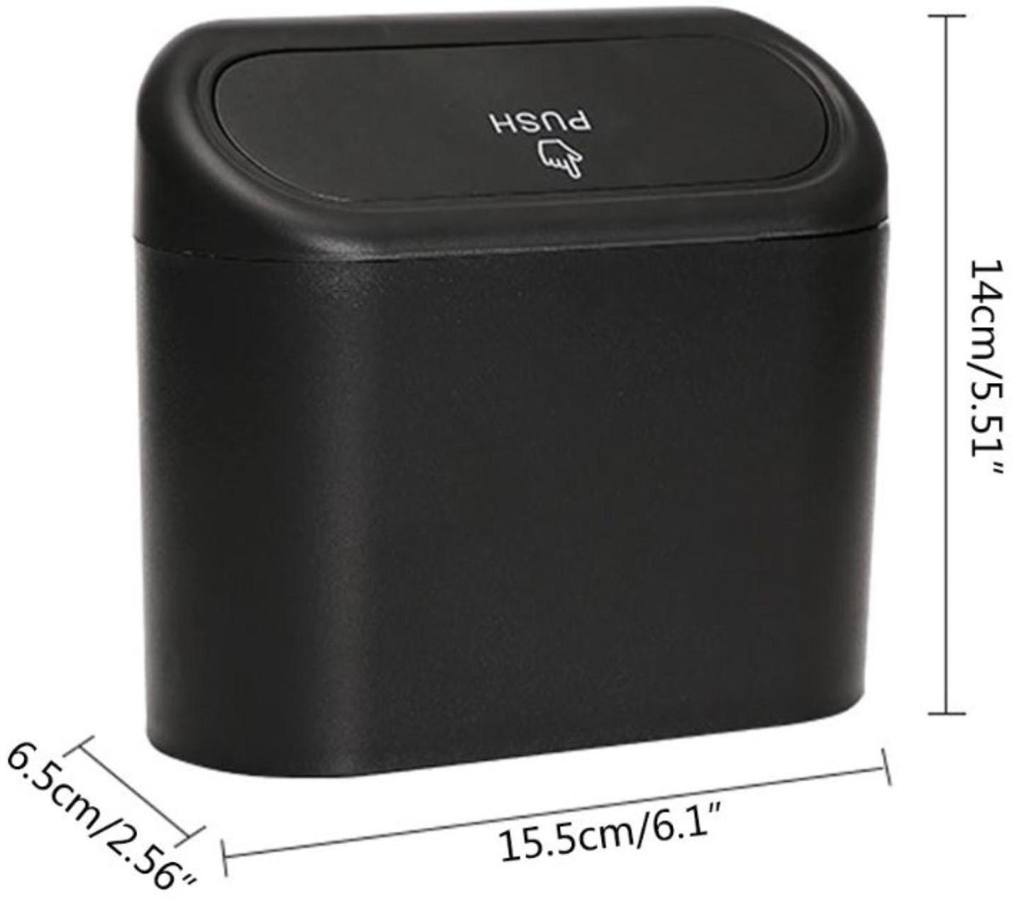 Карман-органайзер для мелочей, внутрисалонный, крепление на дверь, черный