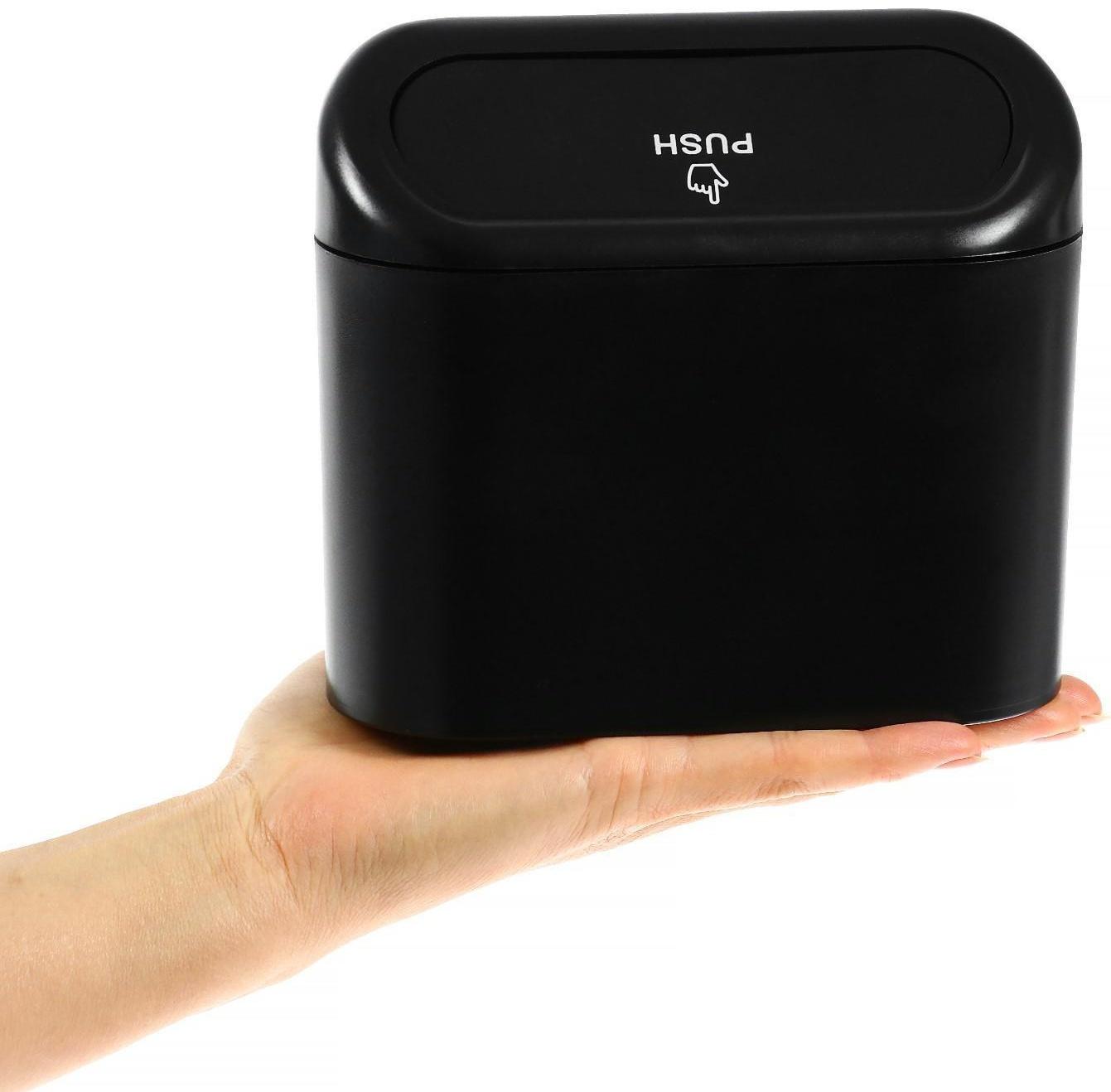 Карман-органайзер для мелочей, внутрисалонный, крепление на дверь, черный