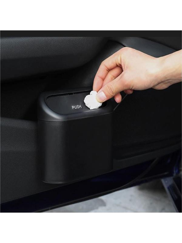 Карман-органайзер для мелочей, внутрисалонный, крепление на дверь, черный