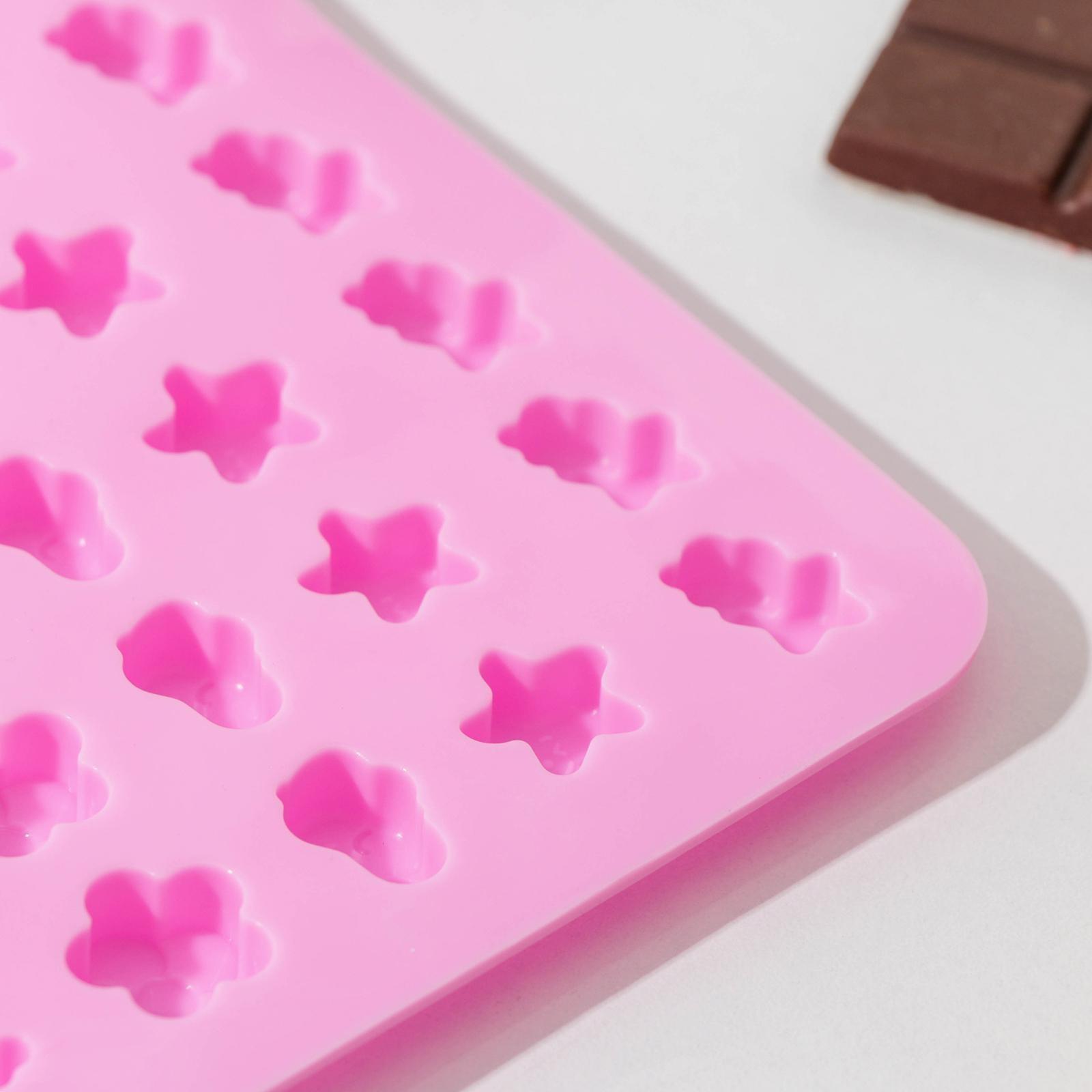 Форма для мармелада «Летнее настроение», 48 ячеек, 20×14,5×1 см, цвет МИКС