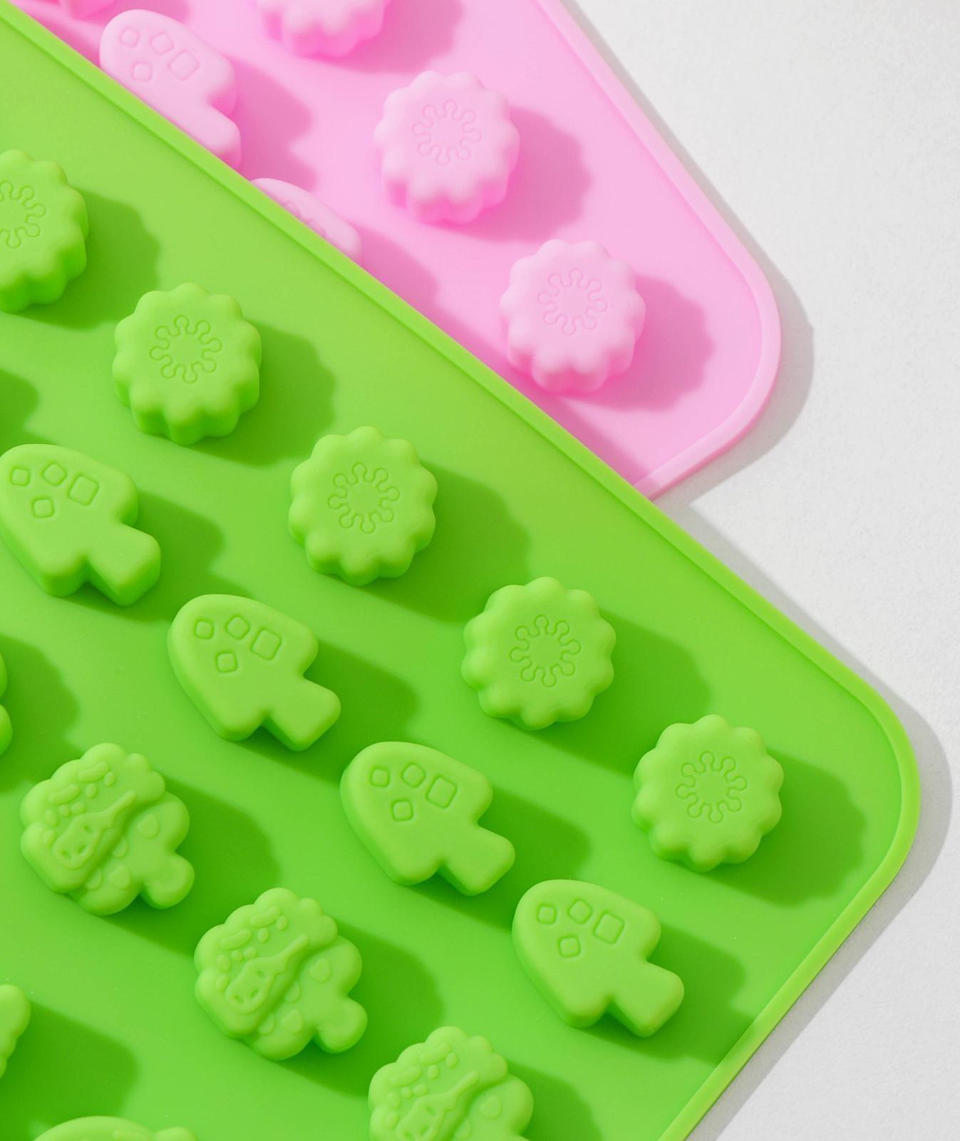 Форма для мармелада «Летнее настроение», 48 ячеек, 20×14,5×1 см, цвет МИКС