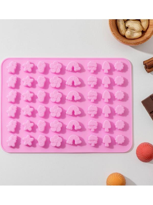 Форма для мармелада «Летнее настроение», 48 ячеек, 20×14,5×1 см, цвет МИКС