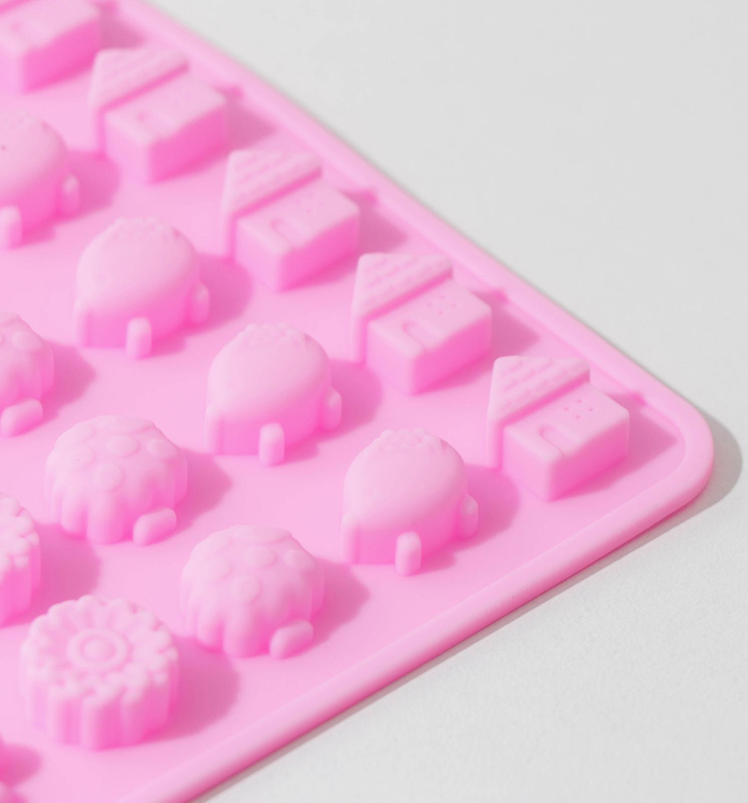 Форма для мармелада «Уют», 60 ячеек, 21×13,7×1 см, цвет МИКС