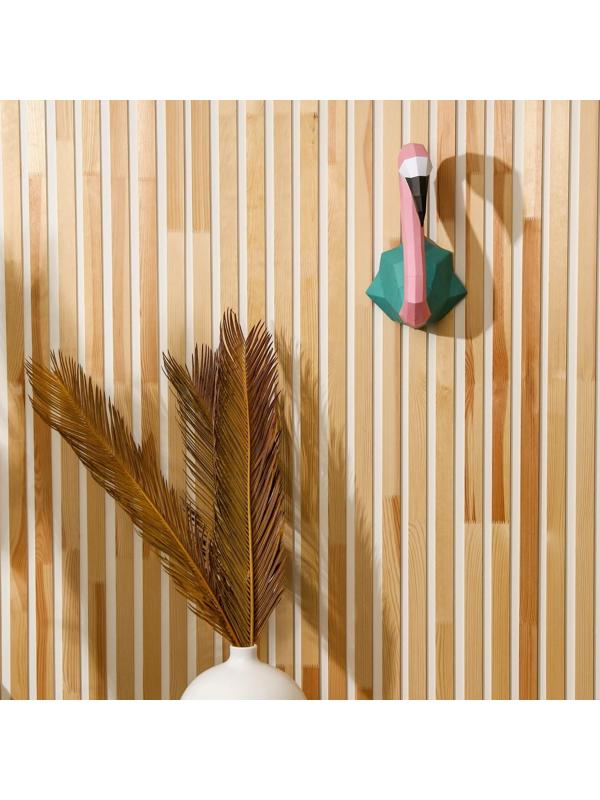 Набор для создания полигональной фигуры «Фламинго», 32.5 х 44 см