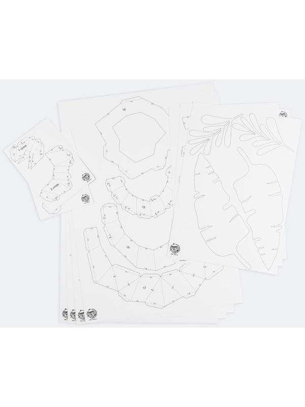 Набор для создания полигональной фигуры «Фламинго», 32.5 х 44 см