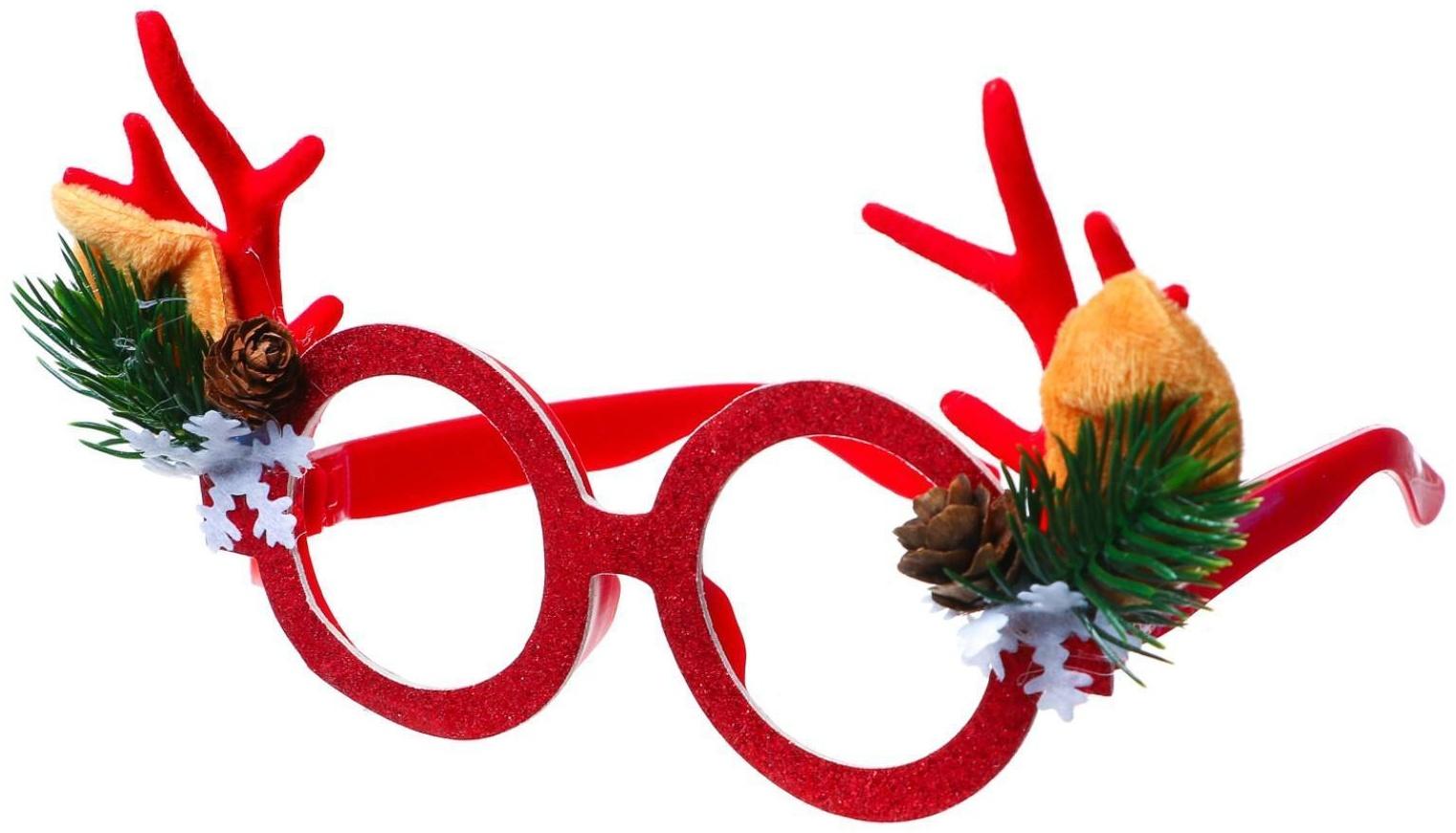Карнавальные очки «Рожки»