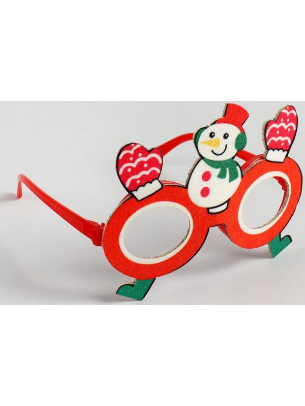 Карнавальные очки «Снеговик»