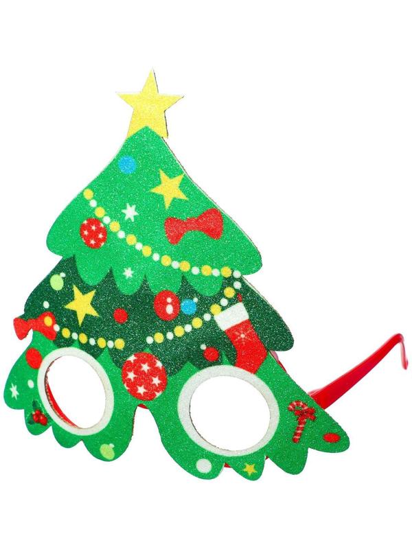 Карнавальные очки «Ёлочка»