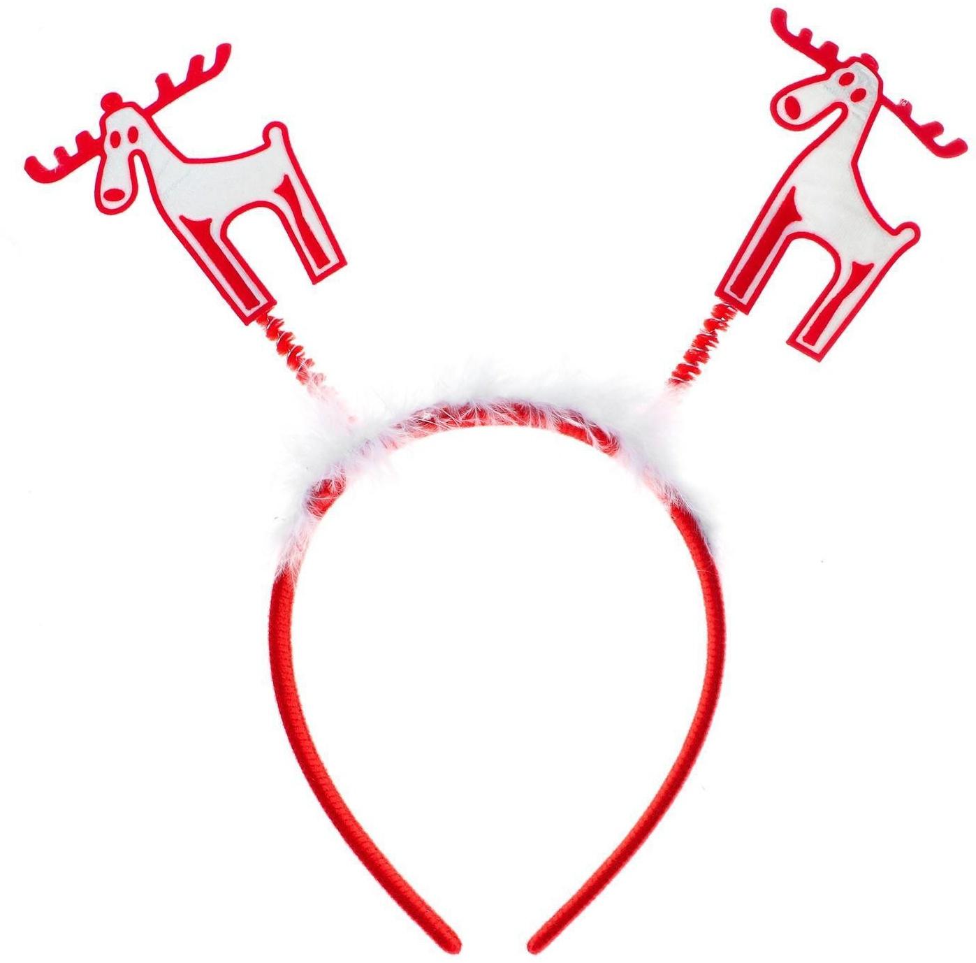 Карнавальный ободок «Олень», цвета МИКС