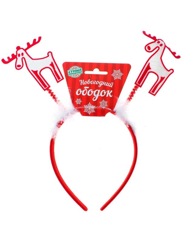 Карнавальный ободок «Олень», цвета МИКС