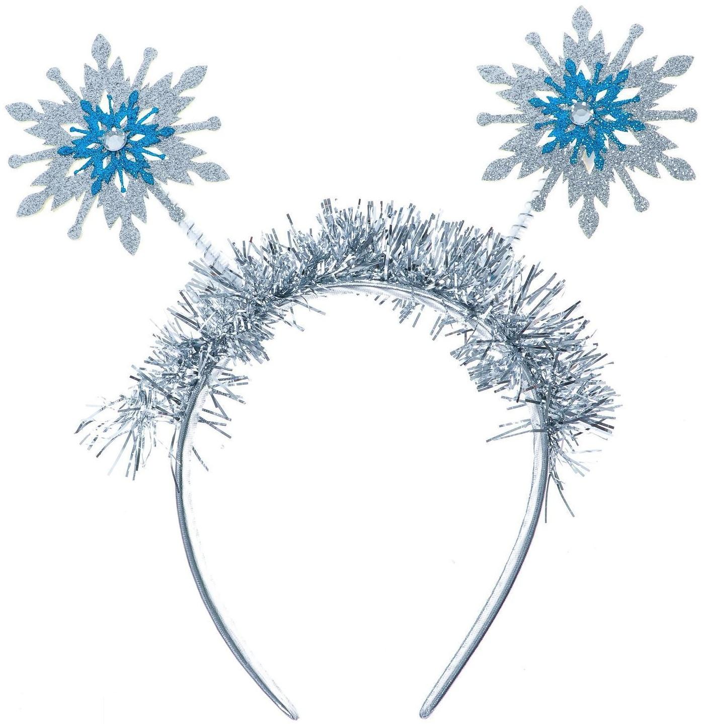 Карнавальный ободок «Снежинки»