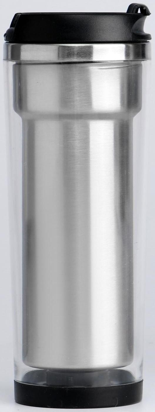 Термокружка, серия: Вставка, 400 мл, сохраняет тепло 2 ч, 19 х 6.5 см