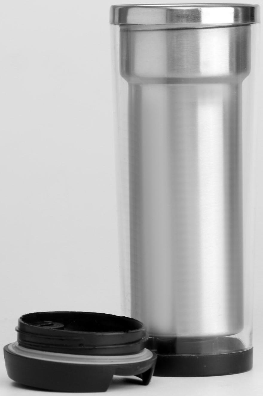 Термокружка, серия: Вставка, 400 мл, сохраняет тепло 2 ч, 19 х 6.5 см