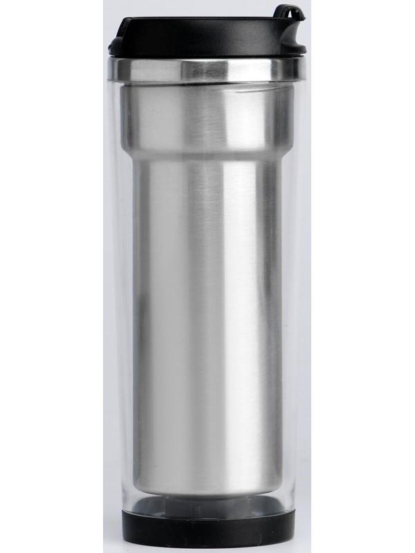 Термокружка, серия: Вставка, 400 мл, сохраняет тепло 2 ч, 19 х 6.5 см