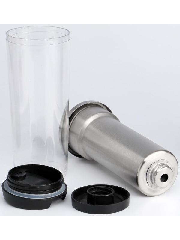 Термокружка, серия: Вставка, 400 мл, сохраняет тепло 2 ч, 19 х 6.5 см