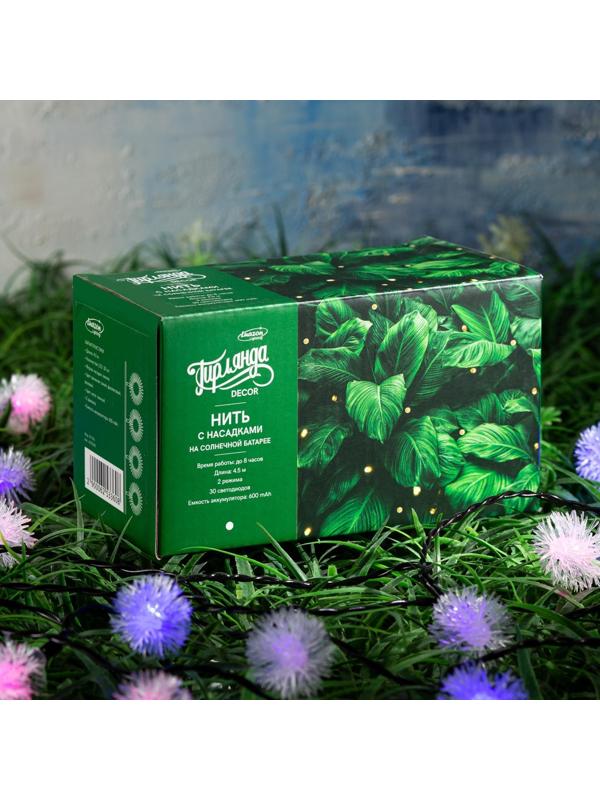 Гирлянда «Нить» 4.5 м с насадками 