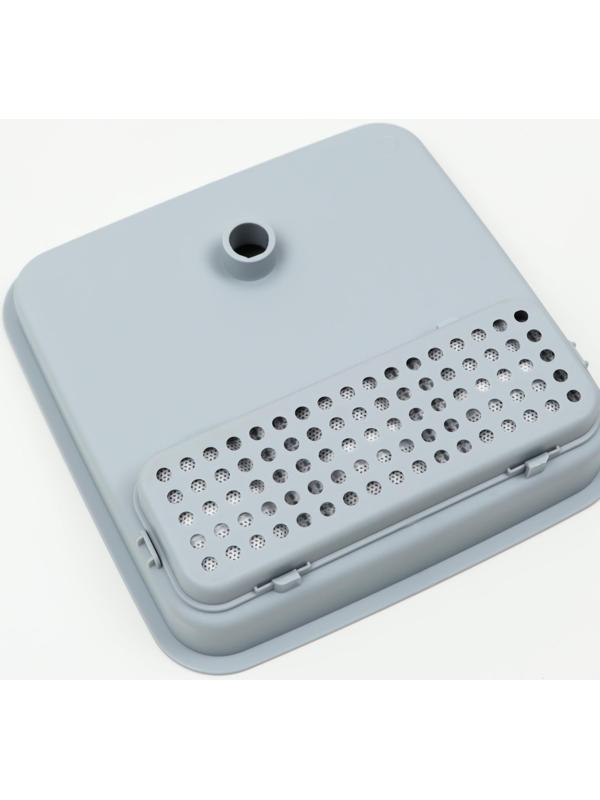 Фонтанчик для животных Carno, 2 л, от USB, бело-серый