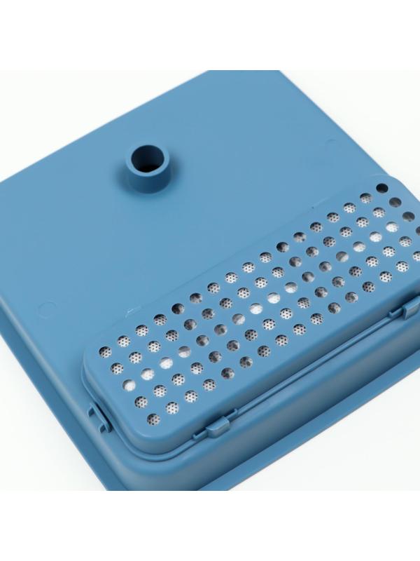 Фонтанчик для животных Carno, 2 л, от USB, бело-синий