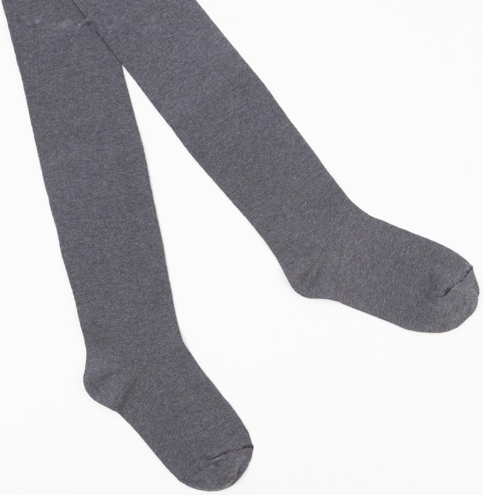 Колготки детские, цвет серый, рост 122-128 см