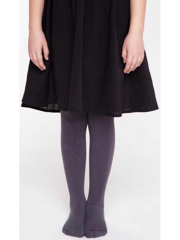 Колготки детские, цвет серый, рост 122-128 см