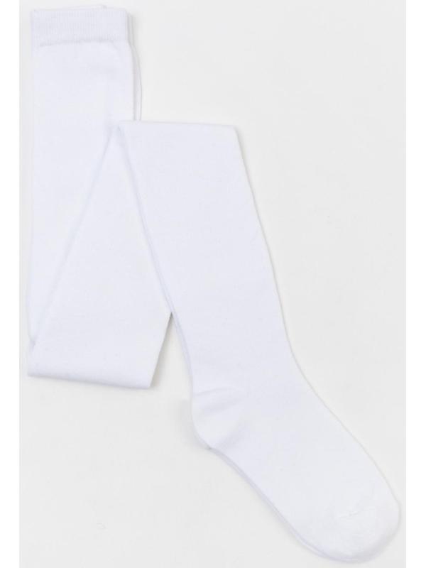 Колготки детские, цвет белый, рост 134-140 см