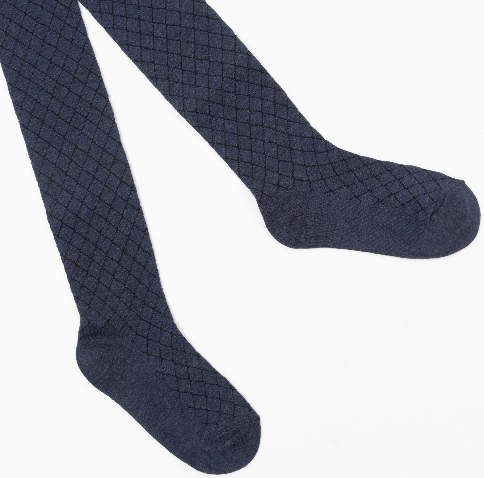 Колготки детские, цвет джинс, рост 116-122 см