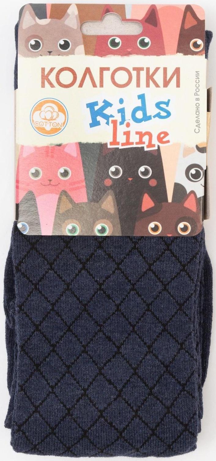 Колготки детские, цвет джинс, рост 116-122 см