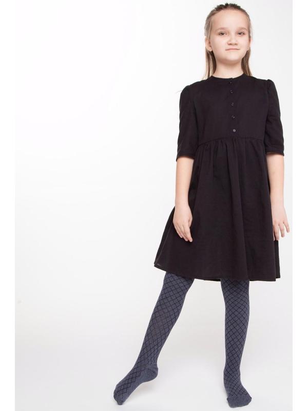 Колготки детские, цвет джинс, рост 116-122 см