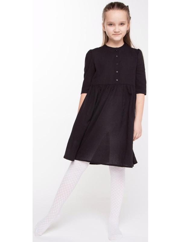 Колготки детские, цвет белый, рост 122-128 см